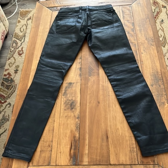 LUCKY Brand Charlie Skinny, black pants, cool texture, in very good condition - Picture 2 of 8